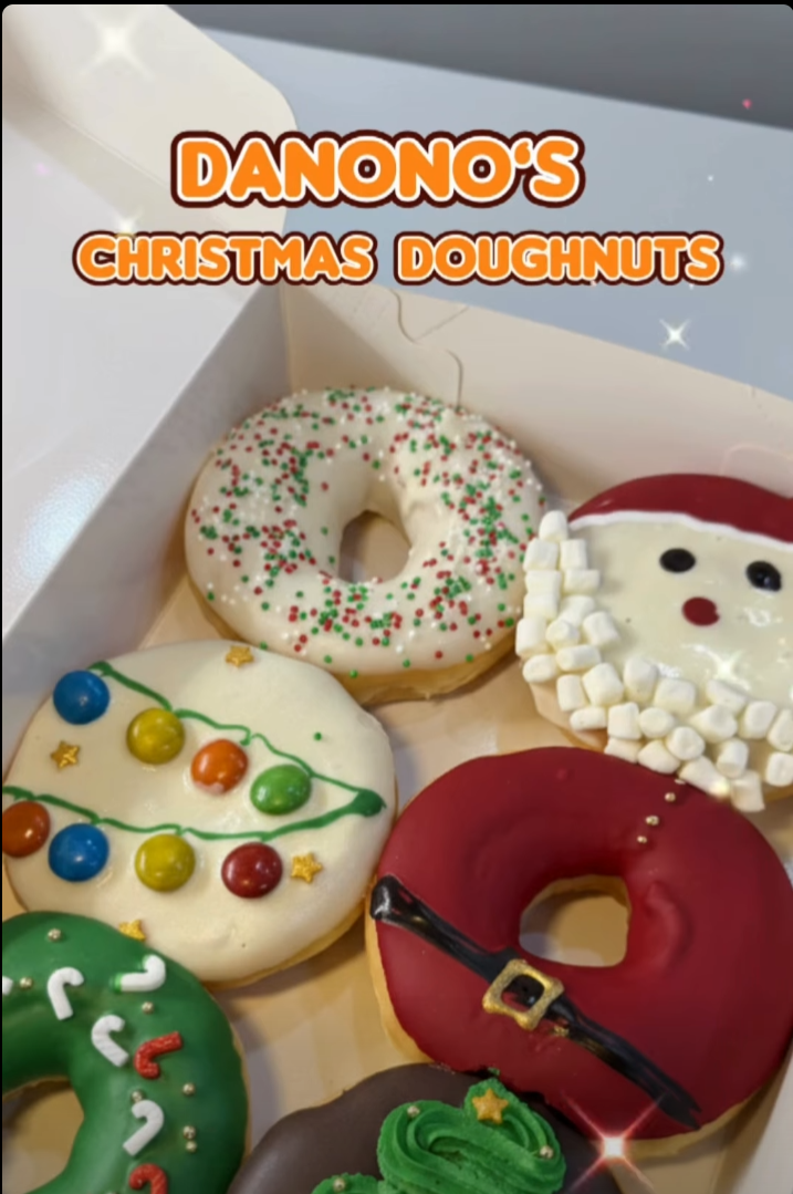 Danonos Christmas Doughnut Box of 6
