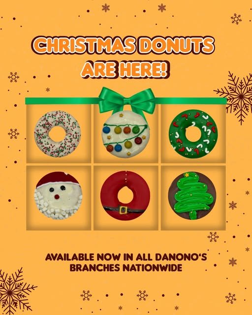 Green Christmas Wreath Doughnut