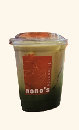 Danono's Doughnuts Iced Matcha Latte