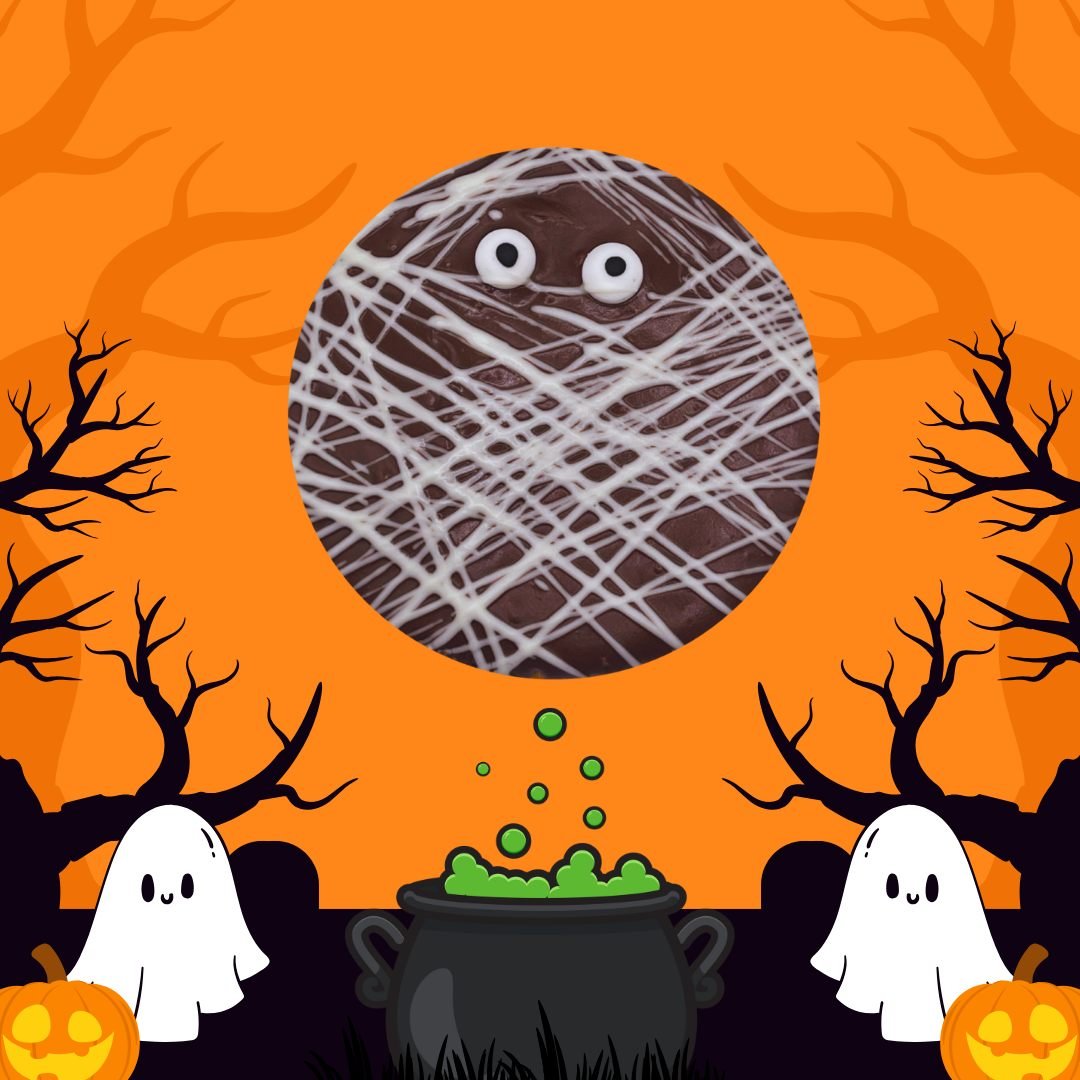 Purple Spiderweb Doughnut